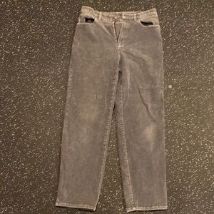 Ralph Lauren men’s medium grey corduroy embroidered straight indie soft pants